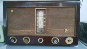 Un radio receptor, de moda en los años 60 