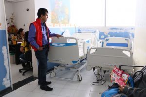 Ricardo López Arévalo, contralor de Cundinamarca en visita al Hospital de Fusagasugá